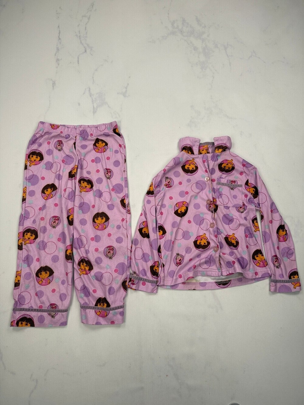 Nick Jr Printed Pajamas Pajamas Pink 2000s - Girls 6